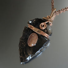 Load image into Gallery viewer, Whispers of the Earth - Arrowhead - Petrified Wood cabochon