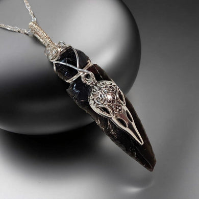 Raven's Reflection - Arrowhead - Celtic Raven