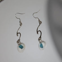 Load image into Gallery viewer, Coastal Whispers - Sea glass - Earrings