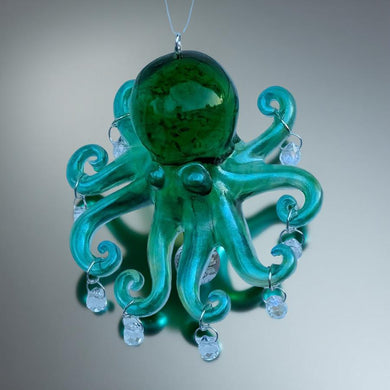 Islander's Embrace - chandelier Octopus - Sun Catcher