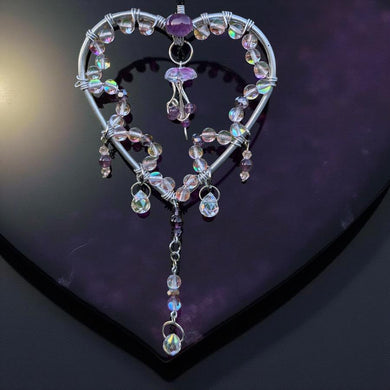 Heart of Serenity - baby Jellyfish - Sun Catcher
