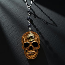 Load image into Gallery viewer, The mystic Traveler -Rear view mirror - Skull &amp; Mushroom - air freshener