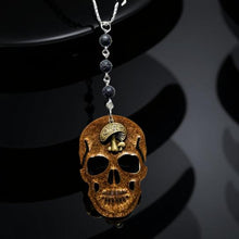 Load image into Gallery viewer, The mystic Traveler -Rear view mirror - Skull &amp; Mushroom - air freshener