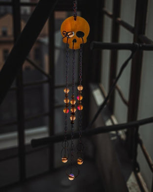 Spirit's Whisper - Skull - Sun Catcher