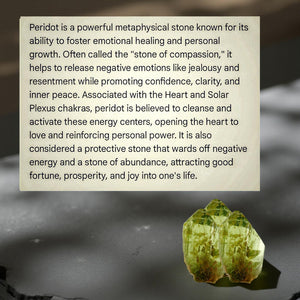 The Quiet Promise - Peridot - Spinner Ring