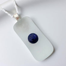 Load image into Gallery viewer, The Wisdom of the Tides - Sea Glass - Lapis lazuli - Necklace
