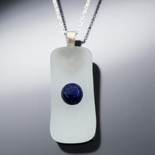 Load image into Gallery viewer, The Wisdom of the Tides - Sea Glass - Lapis lazuli - Necklace