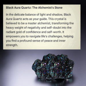 Alchemy of Change - Skull - Black Rose - Sun Catcher