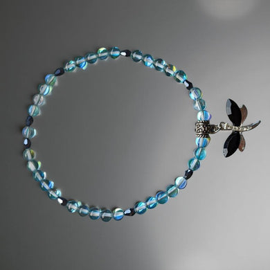 Anklet - Aqua Aura Quartz