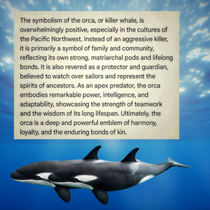 The Pacific Soul - Orca - Rearview mirror hanger