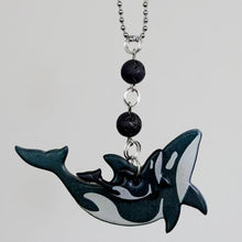 Load image into Gallery viewer, The Pacific Soul - Orca - Rearview mirror hanger