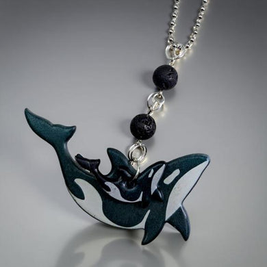The Pacific Soul - Orca - Rearview mirror hanger