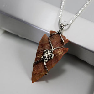 The Wayfinder - Arrowhead - Turtle - Necklace