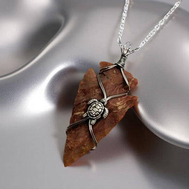 The Wayfinder - Arrowhead - Turtle - Necklace