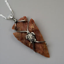 Load image into Gallery viewer, The Wayfinder - Arrowhead - Turtle - Necklace