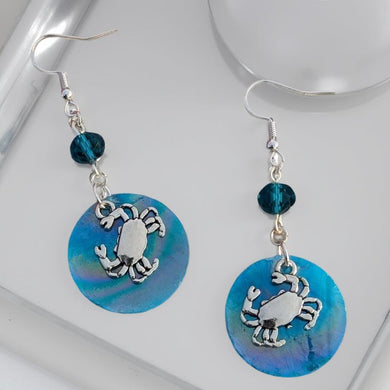 Ocean's Embrace - Crab - Earrings