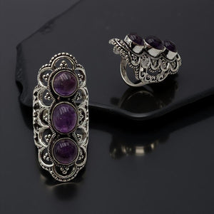The Trinity Amethyst Ring