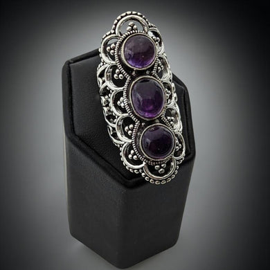 The Trinity Amethyst Ring