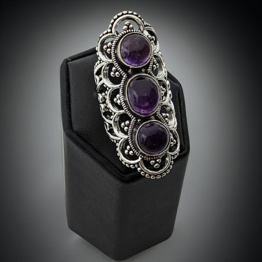 The Trinity Amethyst Ring