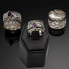 Load image into Gallery viewer, Amethyst- Spinner Ring