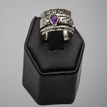 Load image into Gallery viewer, Amethyst- Spinner Ring