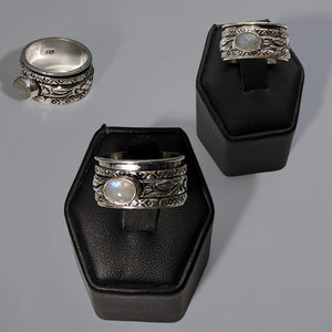Moonstone - Spinner Ring