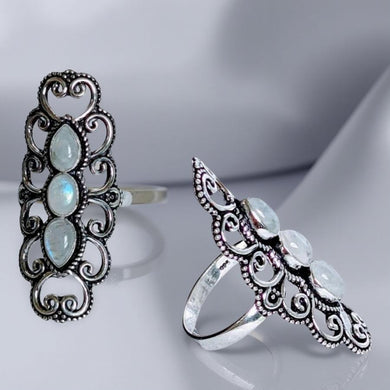 Rainbow Moonstone - Ring