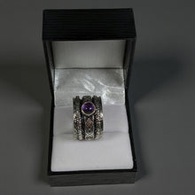 Load image into Gallery viewer, Amethyst - Spinner Ring.