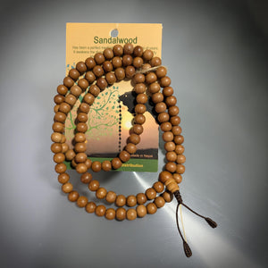 Sandalwood - Mala- Necklace
