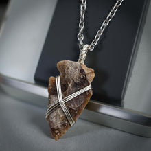 Load image into Gallery viewer, The Earth&#39;s Embrace - Arrowhead - Necklace