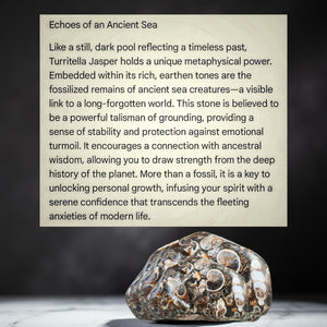 Earthbound Echo - Turritella Jasper - Pendant