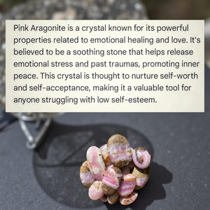 The Heart Healer - Copper Wrapped - Pink Aragonite - Necklace