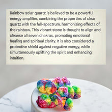 Load image into Gallery viewer, The Stone Of Light - Rainbow Solar Quartz - Necklace