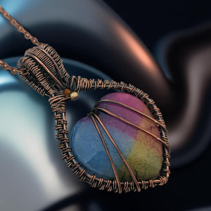 The Stone Of Light - Rainbow Solar Quartz - Necklace