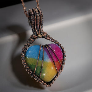 The Stone Of Light (#2) - Rainbow Solar Quartz - Necklace