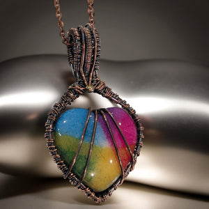The Stone Of Light (#2) - Rainbow Solar Quartz - Necklace