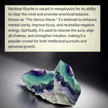 Load image into Gallery viewer, The Clarity Wave - Rainbow Fluorite - Keychain