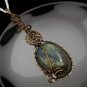 The Island Amulet - Labradorite - Necklace