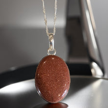 Load image into Gallery viewer, Earth&#39;s Brilliance - Goldstone - Necklace