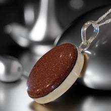 Load image into Gallery viewer, Earth&#39;s Brilliance - Goldstone - Necklace