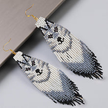 Load image into Gallery viewer, Whispers of the Wild - Wolf - Earrings