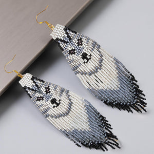 Whispers of the Wild - Wolf - Earrings