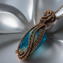 Load image into Gallery viewer, Tranquil Echo - Blue Laguna Lace  Agate - Necklace