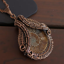 Load image into Gallery viewer, Ancient Embrace - Ammolite - Necklace