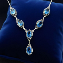 Load image into Gallery viewer, Blue Topaz - Necklace