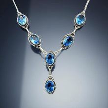 Load image into Gallery viewer, Blue Topaz - Necklace