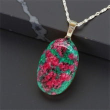 Load image into Gallery viewer, The Balance - Ruby in zoisite - Necklace
