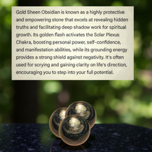 Load image into Gallery viewer, The Shadow Walker -Copper wrapped, Tree of life, Gold sheen obsidian, Necklace