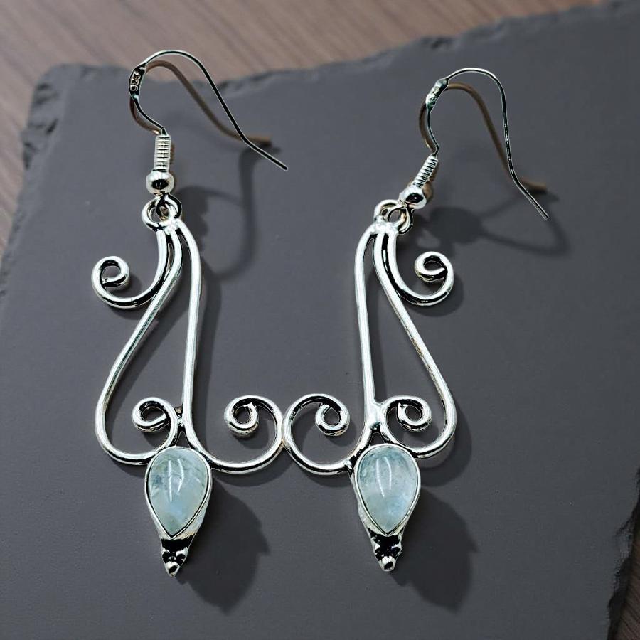 Moonstone - Earrings.