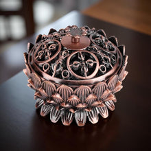 Load image into Gallery viewer, The Bronze Purity Bloom -  Lotus Incense - Cones Burner